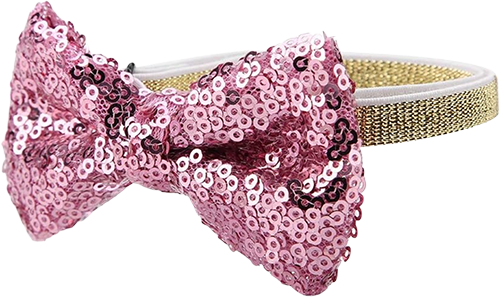 Sparkling Party Bow Tie Collar for Cats & Small Dogs