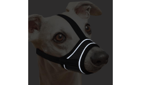 Adjustable Reflective Dog Muzzle - Breathable & Comfortable