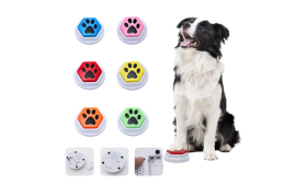 Interactive Dog Talking Button - Recordable Training Tool for Pets