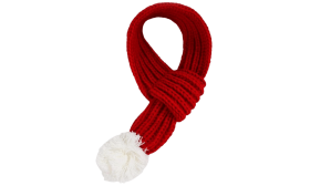 Warm Knitted Christmas Dog Scarf – Festive Pet Bandana Accessory