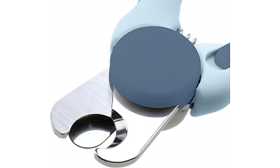 Pet Nail Clipper Blue dog nail clippers with a safety guard, sharp stainless teel blades for precise trimming, suitable for dogs and cats.